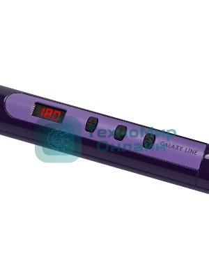 Щипцы для завивки волос Galaxy LINE GL4617 фиолетовый, 25 мм, 100-220 °C, 13 режимов