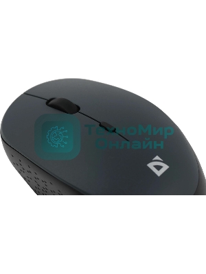 Мышь беспроводная Defender Auris MB-027 серый, 1600 dpi, радиоканал, USB, кнопки - 4