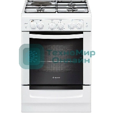 Плита комбинированная Gefest ПГЭ 6110-02 0300 белый, конфорок 3 газовых и 1 электрическая, духовка 52 л, 60 см x 85 см x 60 см