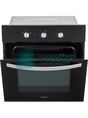 Духовой шкаф электрический Hyundai HEO 6630 BG черный, встраиваемый