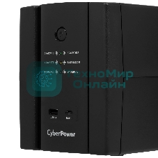 Источник бесперебойного питания CyberPower UT1500EIG/1500 ВА/900 Вт/USB/RJ-11/RJ-45/6xIEC 320 C13 (компьютерная)