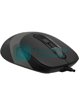 Мышь проводная A4Tech Fstyler FM10T серый, 1600 dpi, USB, кнопки - 4
