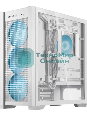 Компьютерный корпус ASUS TUF GAMING GT302 TG ARGb белый/GT302/ARGb FANS/WHT (90DC00I3-B19000)