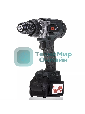 Дрель-шуруповерт Klpro KLDM18BHX-50, 18 В, 5 Ач, 150 Нм,  бесщеточный, ударный