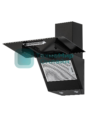 Наклонная вытяжка Krona HELGA 600 черный S