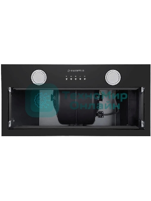 Вытяжка встраиваемая Maunfeld Trapeze 602M черный, 60 см, 1150 куб. м/ч, 54 дБ