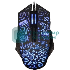 Мышь проводная игровая Smartbuy (SBM-745G-K) RUSH X15 серный