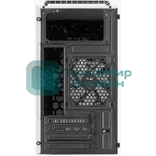 Корпус mATX AeroCool CS-109-G-WT-v1 4711099472383 белый, без БП, USB 3.0, 2*USB 2.0, HD Audio