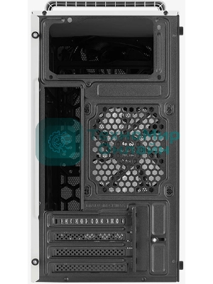 Корпус mATX AeroCool CS-109-G-WT-v1 4711099472383 белый, без БП, USB 3.0, 2*USB 2.0, HD Audio