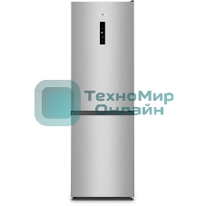 Холодильник Gorenje NRK619FAS4 серый двухкамерный 207/93л морозилка снизу, No Frost