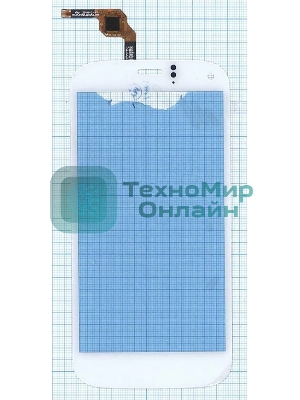 Сенсорное стекло (тачскрин) для Explay Dream, белое