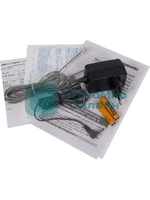 Телефон Panasonic KX-TG2511RUN (платиновый) АОН, Caller ID,спикерфон на трубке,переход в Эко режим одним нажатием