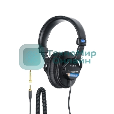 Проводные наушники Sony MDR-7506 черный, полноразмерные, проводной, складная конструкция, витой кабель