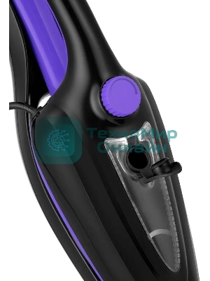 Швабра паровая Kitfort КТ-1051 1500Вт черный/фиолетовый