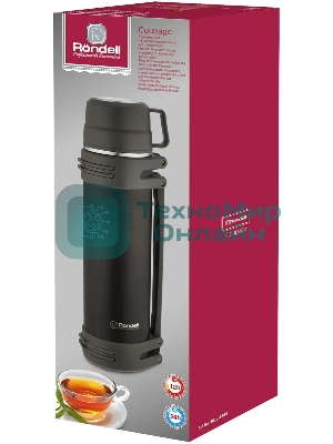Термос для напитков Rondell Coupage RDS-1885 1.5 л. черный, картонная коробка