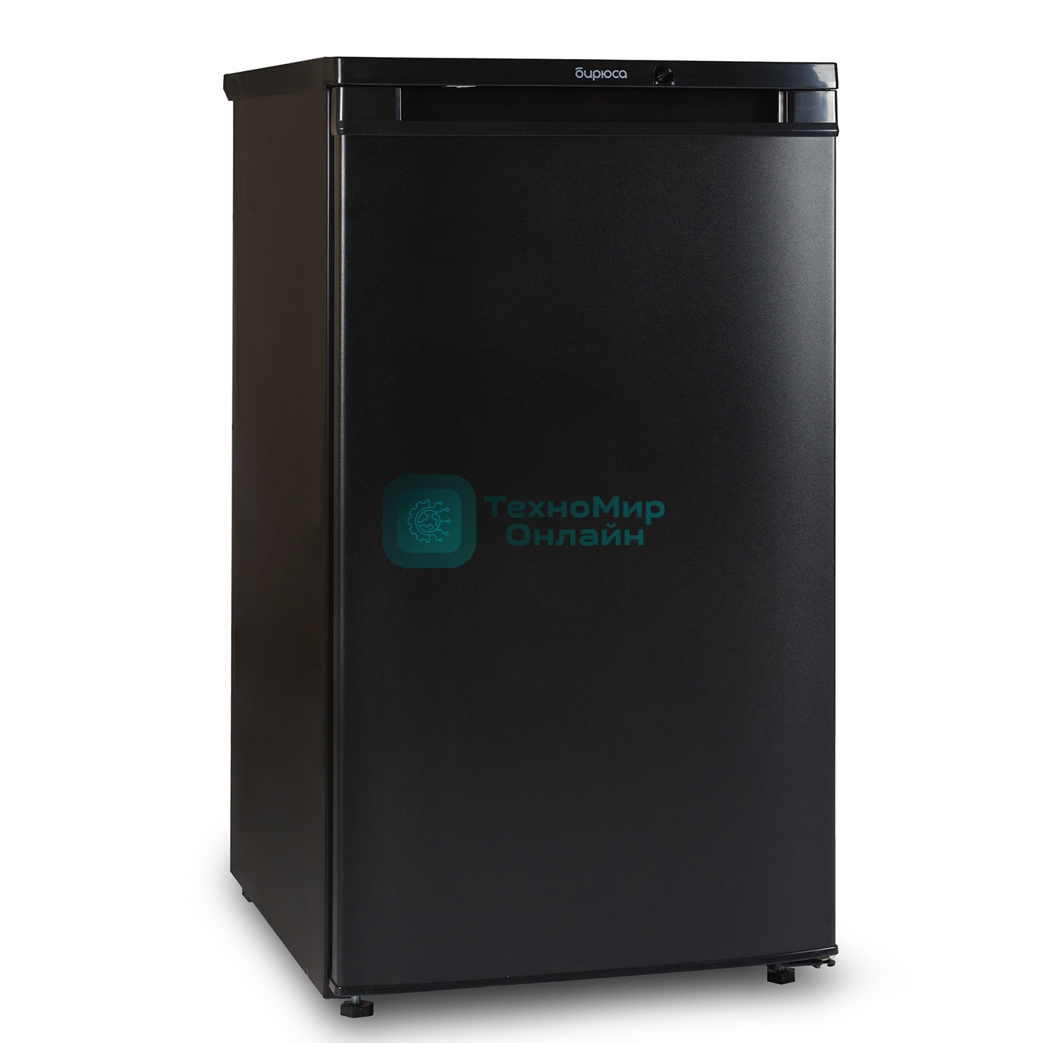 Холодильник Бирюса B408 черный однокамерный 88/27л морозилка сверху