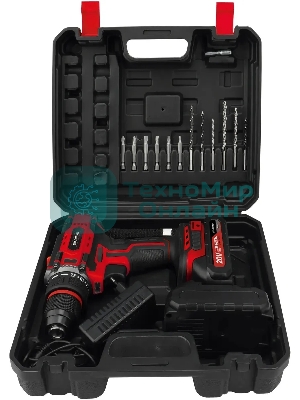 Дрель-шуруповерт Starwind CD20-2.0/2.0S1 40Вт аккум. патрон:быстрозажимной