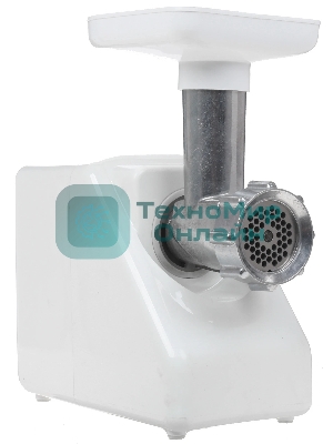 Мясорубка электрическая Ротор Макси ЭМШ 35/300-2 белый, 1500 Вт, 0.6 кг/мин, насадки - 2