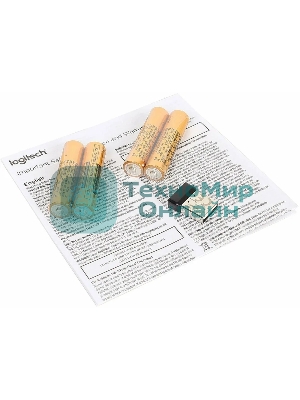 Комплект клавиатура+мышь Logitech MK240 Nano беспроводной, USB, 1000 DPI, чёрный