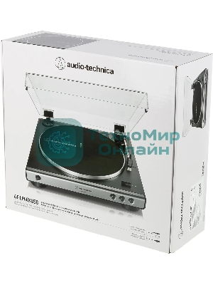 Проигрыватель винила Audio-Technica AT-LP60XUSB полностью автоматический серебристый