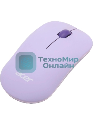 Комплект клавиатура + мышь Acer OCC205 беспроводной USB, 1200 dpi, фиолетовый