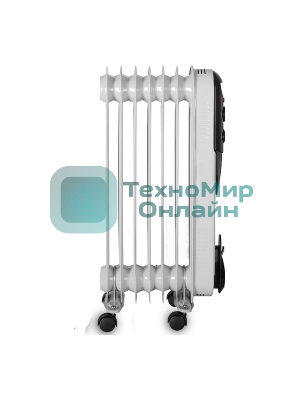 Обогреватель масляный EUROLUX ОМПТ-EU-7Н (7 секций) белый, 1500 Вт, 20 м2, термостат 67/3/18