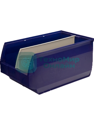 Ящик сплошной ТАРА.РУ Venezia 5006 синий 500х310х250мм PP 10043