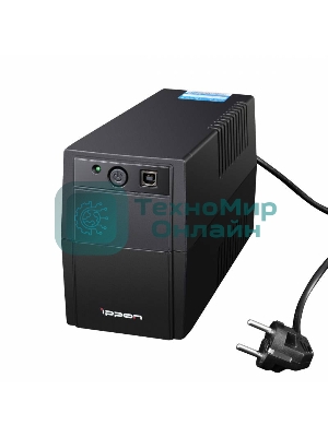 Источник бесперебойного питания Ippon Back Basic 1050 Euro 600Вт 1050ВА черный
