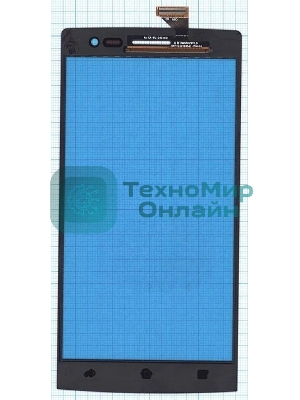 Сенсорное стекло (тачскрин) для OPPO Find 7/Find 7a, черное