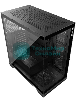 Компьютерный корпус XPG INVADER X черный (INVADERXMTWOF-BKCWW) Mid-Tower, Micro-ATX, Mini-ITX, Standard-ATX, USB 3.2 Gen2 Type-A, USB 3.2 Gen2 Type-C