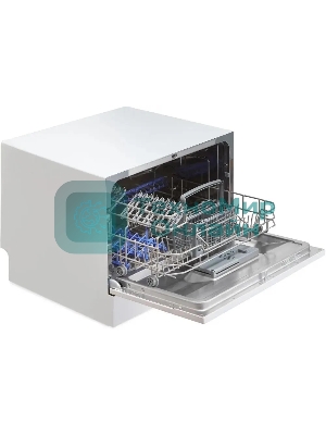 Посудомоечная машина Hyundai DT205, белый, 55 см, 6 компл., 49 дБ, класс A+