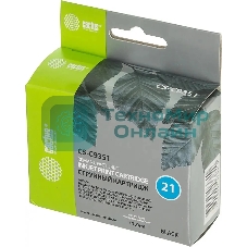 Картридж струйный Cactus CS-C9351 №21 черный (17 мл) для HP DJ 3920/3940/D1360/D1460/D1470/D1560/D2330/D2360/D2430/D2460/F370/F375/F380/F2180/F2187/F2224/F2280/F2290/F4140/F4172/F4180/F4190