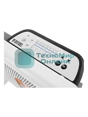 Конвектор электрический гибридный Denzel HybridX-1000 белый, 1000 Вт, 20 м2, термостат, дисплей