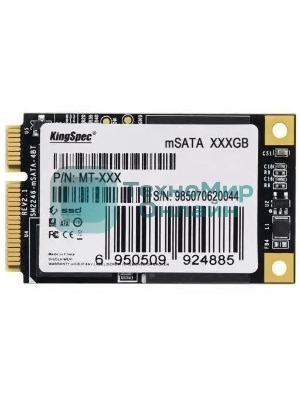 Накопитель SSD KINGSPEC MT Series MT-512, mSATA, R/W 560/540, 3D NAND