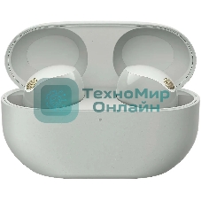 Наушники TWS Sony WF-1000XM5 серебристый, внутриканальные, Bluetooth, активное шумоподавление, беспроводная зарядка, до 8 ч
