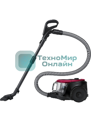 Пылесос Samsung SC18M21C0VR красный, 380/1800 Вт, уборка сухая, пылесборник контейнер 1.5 л
