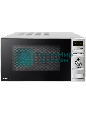 Микроволновая печь Centek CT-1586 серебристый, 20 л, 700 Вт, переключатели - кнопки, поворотный механизм