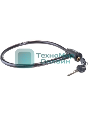 Замок тросовый универсальный Matrix 12х650 мм
