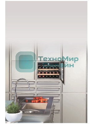 Встраиваемый винный шкаф Liebherr WKEes 553-26 001, нержавеющая сталь