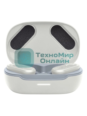 Наушники TWS JBL Endurance Peak 3 белый, внутриканальные с заушным креплением, Bluetooth, до 50 ч