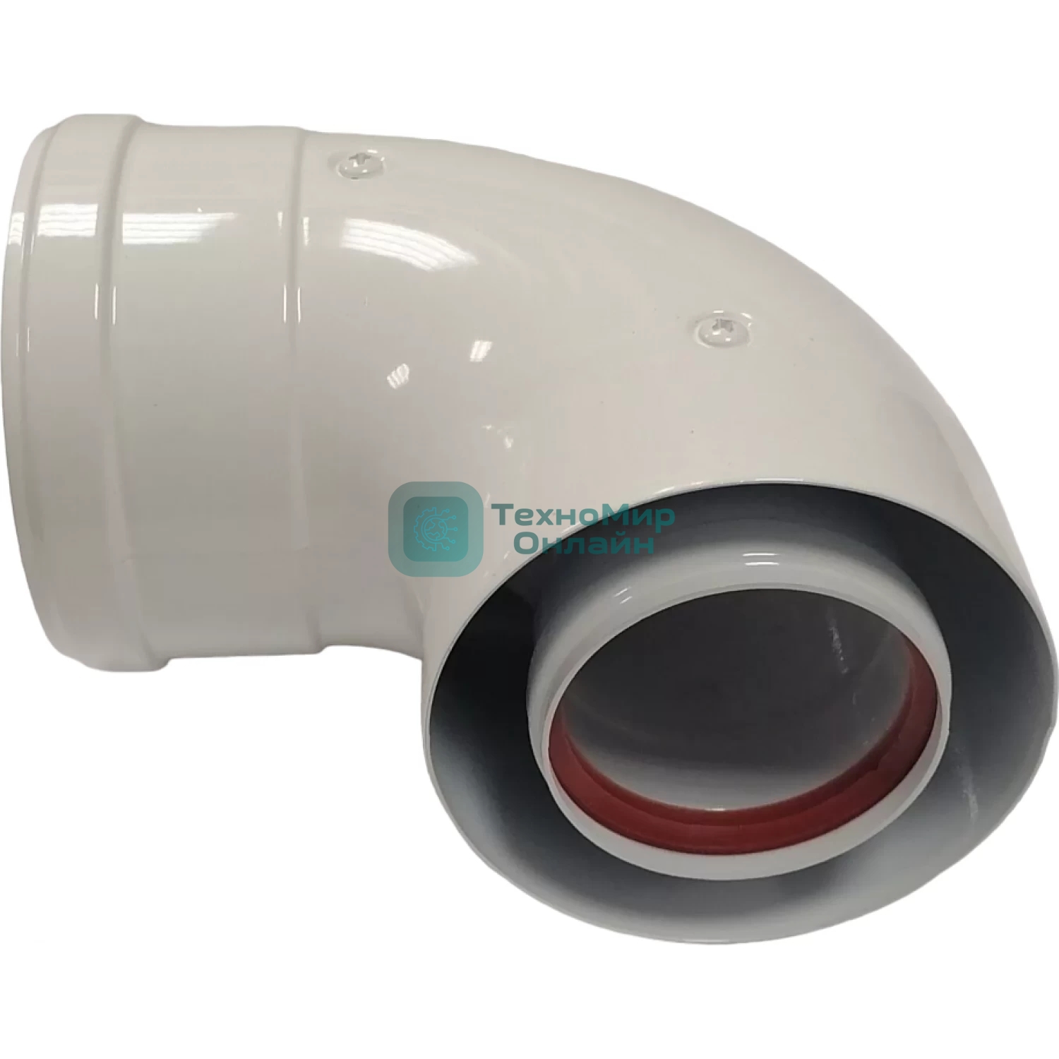 Отвод 90 град. коаксиальный для котлов ECO Classic 60-100 мм