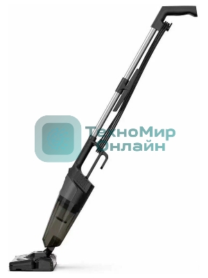 Пылесос вертикальный CF CF-CVC121BK черный, питание от сети, 600 Вт, уборка суxая/влажная, пылесборник 0,6 л