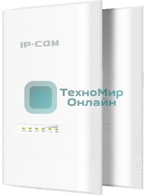 Наружная точка доступа IP-COM CPE12, 5 ГГц, до 867 Мбит/с, IP65, 1х12dbi, PoE, 2х1 Гбит/с, молниезащита 6000В