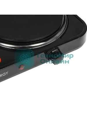 Плита настольная электрическая Energy EN-903B 2 конф., чугун, черная (158957)