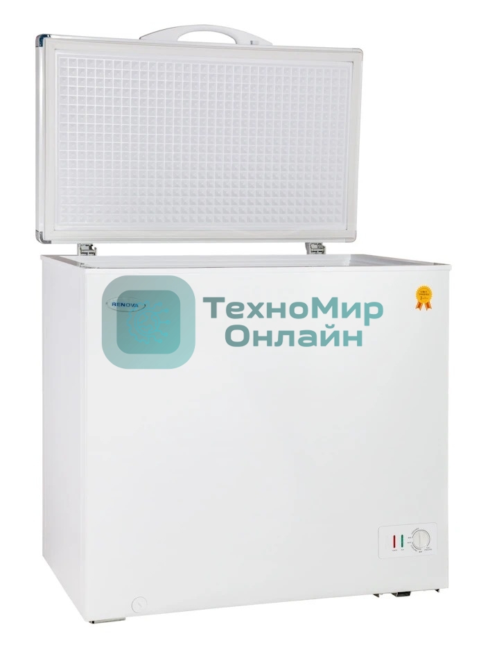 Морозильный ларь RENOVA FC235C С-класс белый 235л, 950х604х845