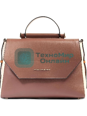 Сумка женская Piquadro Circle BD6777W92/MBE коричневая/бежевая натур.кожа
