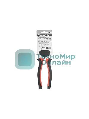 Плоскогубцы Matrix черный Nickel 200 мм, комбинированные, двухкомпонентные рукоятки