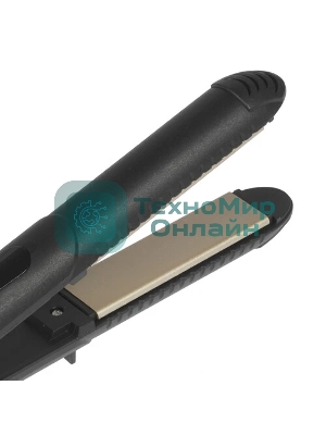 Выпрямитель для волос Galaxy Line GL 4519 черный/золотистый, 24 мм, 180 °C, 1 режим