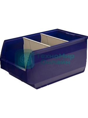 Ящик сплошной ТАРА.РУ Venezia 5006 синий 500х310х250мм PP 10043