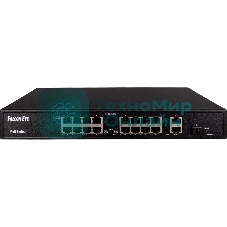 Коммутатор Falcon Eye FE-16FPG2S1, 16×100 Мбит/с PoE + 2×1 Гбит/с Uplink, неуправляемый